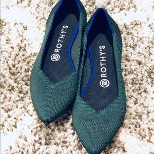 Rothy’s, The Point, Emerald Green, 8